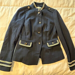 Boden Navy Blazer with White Trim